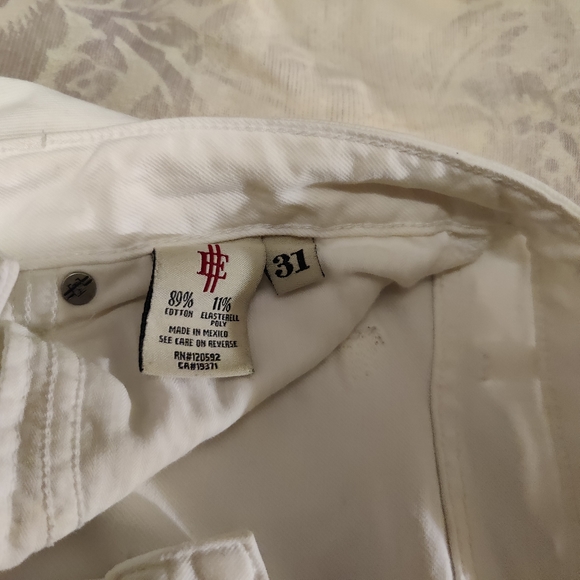 Easy Money Jean Company White Skinny Jeans size 31 - Picture 4 of 9